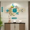 ساعات الحائط Peacock Clock Rock Room Room Background Decoration Quartz Modern Light Fashury Fashion