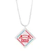 Chaînes Anime chérie dans le collier pendentif FRANXX deux Code 002 corne de diable rouge Cosplay pour femmes hommes bijoux cadeau