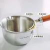 Ustensiles de cuisine 304 Pot en acier inoxydable Bruine Huile Mini Petite Cuisine Artefact Ménage Brûlant Pistolet Splash Verser 230201