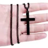 Colares pendentes Colar Class Cross Colar para homens Mulheres moda a aço inoxidável Cadeia Hip Hop Goth Jewelry Gift Acessórios