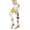 Pantalons de femmes Pantal Pest Imprimez le yoga à taille haute pour les vêtements d'entraînement des femmes 80 s Leggings de maternité en coton