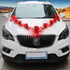 Flores decorativas Wreaths Wedd Wedding Car High-De Grand Rose Branca Rosa Artificial Decorações de Noiva Festival Banquet Manuse