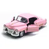 Diecast Model Car Classic Car Toy 1 32 Simulering Dra tillbaka Alloy Vehicle Collectible Toys for Children 2doors öppnade Y205 230202