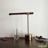 Table Lamps Nordic Simple Wood Desk Light LED Bedroom Bedside Adjustable Fixture Creative Decoration Lighting GIFT