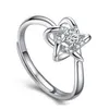 Band Rings Pentagram Ring Ladies Party Jewelry Gift Star Open Drop Delivery DHGZM