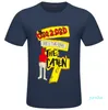 T-shirts pour hommes T-shirt à manches courtes d'été pour hommes Pull à col rond décontracté à imprimé abstrait