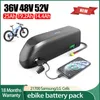 21700 Electric bicycle ebike battery 36V 25AH 48V 19.2AH 52V 15AH Lithium Battery Pack With USB Samsung/LG Cells Electric Bike