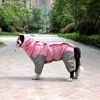 Dog Apparel Big Deal Retriever Raincoat For Small Dogs Waterproof Pet Clothes Outdoor Clothing Jackets Coat Pink 26