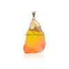 Pendentif Colliers 5 Pcs Mixte Agate Pierre Pendentifs Pierre Naturelle Quartz Cristal Sier Plaqué Pour Collier Femmes Bijoux Cadeaux Drop D Dhdkj