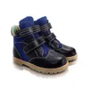 Sneakers Bambini Stivali Bambini Calzature ortopediche Moda Inverno Neve Pelliccia Nero Rosso Tacco piatto Caviglia Scarpe casual in pelle per ragazzi Ragazze 230202