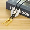 Fliegen Naturstein Gold Eagle Bolo Krawatte für Mann Cowboy Western Cowgirl Leder Seil Zinklegierung KrawatteBow BowBow