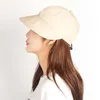 Breda randen hattar damer utomhus strandkap koreansk stil vandring sol hatt solid rese baseball m￶ssa