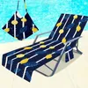 Chair Covers Custom Beach Cover Holiday Garden Swimming Pool Lounger Chairs With Storage Pocket Summer Seaside Towel