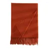 Scarves Designer Cashmere Scarf Women Fashion Solid Winter Warm Shawls And Wraps Soft Pashminas Bandanna Bufanda