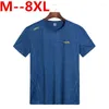 Camisetas masculinas 10xl 8xl 6xl 5xl Camisa de verão de verão masculino de mangas curtas bulbo de lâmpada clara camisetas casuais tops de marca de camisetas