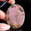 Kolye Kolyeler Moda Gerçek Rhodonite Taş Doğal Cabochon Boncuklar Diy Kolye kolye mücevher yapımı mücevher aksesuar qs307