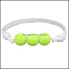 Charm armband tennis sport basket baseball vax par armband sommar strand smycken g￥va sl￤pp leverans otkgn