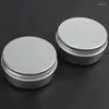 Storage Boxes 40 X Empty Cosmetics Pot Lip Aluminum Jar Container Screw Cap 50Ml