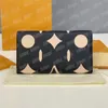 Portefeuilles de luxe Empreinte pour femme Designer Victorine Billfold Womens Cardholder Square Purse V Wallet Clutch Card Holder