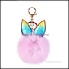 Keychains colhedas moda AESSORIAS BALLBOLA BELA CAREIRA CHAINING CHAINING RING ANEL MULHERM BANDA PENENTE DOCETE 1866 T2 DELIV DHLR0