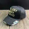 American hip-hop Stingy Brim Hat Gorra de béisbol de cúpula con patrón de letras ajustable