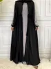 Etnik Giyim Bahar Fas Elbise Müslüman Kadınlar Abaya Hindistan Abayas Dubai Türkiye İslam Akşam Partisi Elbiseler Kaftan Robe Longue Vestidos