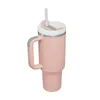 1pc 40oz 2º copo de aço inoxidável com maçaneta de palha grande capacidade de caneca de água de caneca de caneca de água de caneca de acampamento ao ar livre de vácuo bebedores com isolamento de vácuo