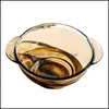 Sk￥lar 1 PC glas sallad frukt ris soppa transparent sk￥l hush￥llsbeteckna f￶r hem droppe leverans tr￤dg￥rd k￶k matsal middagwa dh963