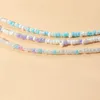 Choker 3 pc's/ Set Boheemse kralen ketting voor vrouwen zomer kleurrijke zaad Bead Party AM4317