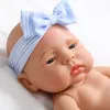 Puppen 40 cm Baby Reborn Spielzeug Wasserdichtes Vollsilikon Lebensechte Echte Bebe Mädchen Kindergeschenke 230202