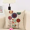 Kissenbezug, Leinen-Kissenbezüge – dekorative Blume, 45,7 x Zoll, 4er-Set, perfekt für das Heimbüro