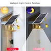 200W Solar Garden Lights for Outdoor Wall Mount 10000mah Aluminum Shell High Brightness Rechargeable Emergency Bulb