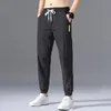 Calça masculina verão fino fino fit