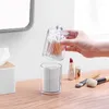 Scatole portaoggetti Accessori da bagno in bambù Set Dispenser di sapone per lozione liquida Porta batuffolo di cotone Barattolo Organizzatore in acrilico per