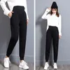 Women's Pants Women Baggy Warm Fleece Lined Harem Winter Oversized 4xl Super High Waist Lambwool Sweatpants Casual Thick Jogger Trousers