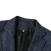 Mäns kostymer blazers mäns formella blazer plädmönster vanlig lapel långärmad knapp blazer lämplig för parti dating män blazer arbetsdräkt 230202