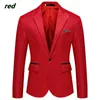 Erkek Suit Blazers Moda Erkekler Sıradan İş Ceket İnce Fit Elbise Blazer Düğün Takım Moda Kokteyl Partisi Partisi Kıyafet Ceket 230202