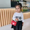 Bebek zinciri çantaları mini prenses çanta moda çocuklar çapraz gövde inci çantası küçük para çanta