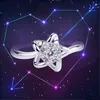 Anneaux de bande Pentagram Ring Ladies Party Jewelry Gift Star Open Drop Delivery Dhgzm