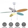 Ceiling Fans Nordic Personality Fan Light Household Dining Room Living Bedroom LED Children's Traditional