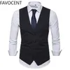 Мужские жилеты Мужской костюм Жилет Мода Slim Fit Тонкий клетчатый мужской жилет Топы Тонкий деловой жилет Жилет Мужской английский стиль Мужские костюмы для отдыха 230202