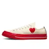 Designer All Stars Femmes Chaussure CDG Canvas Play Love With Eyes Hearts 1970 Années 1970 Big Eyes Beige Noir Classique Casual Chuck Chucks Skateboard Baskets taille 35-44