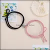 Braccialetti con ciondoli 2 pezzi Coppia minimalista Cuore Bracciale dell'amicizia Corda per capelli Intrecciata Magnetica Amanti della distanza Corrispondenza Consegna goccia Je Otibl