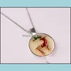 Pendentif Colliers Jolie Série De Noël Mignon Sika Deer Collier Drop Delivery Bijoux Pendentifs Dhnpm