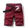 Herren-Shorts, Herren-Shorts, neues Frühjahr, Baumwolle, solide Kleidung, Sommer, lässige Reithose, Bermuda, modische Jeans für Strandhosen, kurze Hose 022023H