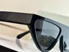 Shiny Black Cat Eye Solglasögon för kvinnor Män Shades Sunnies Designer Sun Glasses Shades Outdoor UV400 Protection Eyewear With Box