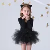 Girl's Dresses Fashion Ballet TuTu Professional Kids Dancing Party Performance Costume Princess Wedding 28 Ys 230202