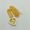 2023 Luxury Quality Charm Heart Shape Pendant Necklace With Red Diamond in 18K Gold Plated Have Stamp Box PS7520A298M