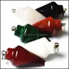 Pendant Necklaces Natural Stone Pendants For Onyx Arrow Necklace Jewelry Making Drop Delivery Dhhaf