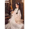 Bühnenbekleidung Hanfu Frauen Tanzkleid Kostüm traditionelle chinesische Kleidung 3PCS Blumengestickte breite Ärmel -Stricks -Festival -Mädchen Outfits